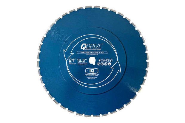 16.5" Q-Drive Arrayed Segmented Porcelain Blue Blade