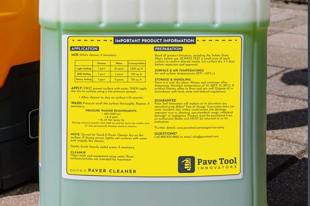 Quick-E-Paver Cleaner (5 Gallon)