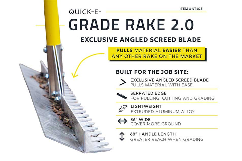 Quick-E-Grade Rake 2.0 (Backordered ETA TBD)
