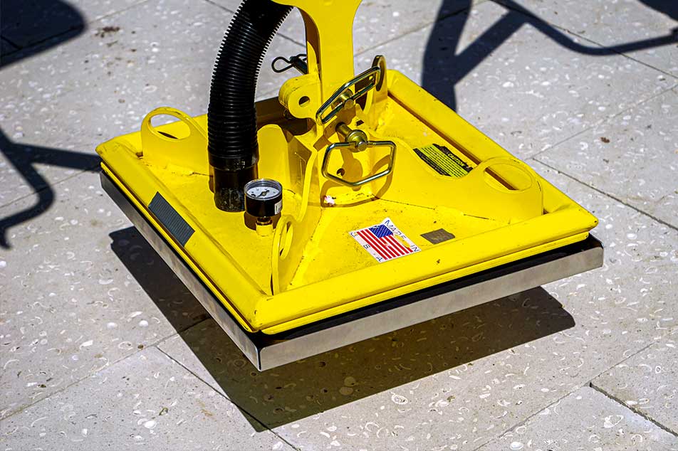pad cover on a suction pad