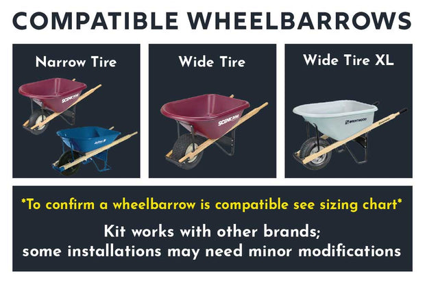 Quick-E-Power Wheelbarrow Kit